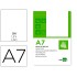 Bloc notas liderpapel liso a7 80 hojas 60g/m2 perforado