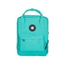 Cartera antartik mochila 2 asas y bolsillos exteriores menta 300x115x390 mm