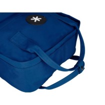 Cartera antartik mochila 2 asas y bolsillos exteriores azul 300x115x390 mm