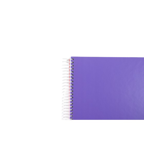 Cuaderno espiral liderpapel a5 micro jolly tapa forrada 140h 75 gr cuadro 5mm 5 bandas6 taladros colores surtidos