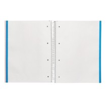 Cuaderno espiral liderpapel a4 micro jolly tapa forrada 140h 75 gr liso 5 bandas 4 taladros colores surtidos