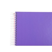Cuaderno espiral liderpapel a4 micro jolly tapa forrada 140h 75 gr cuadro 4mm 5 bandas4 taladros colores surtidos