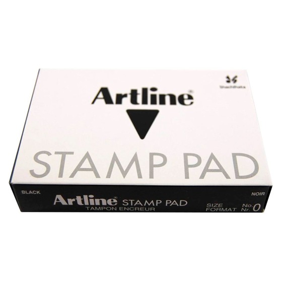 Tampon artline nº2 negro 87x143 mm