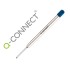Recambio boligrafo q-connect tipo parker azul