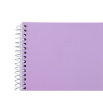 Cuaderno espiral liderpapel a4 wonder tapa plastico 80h 90gr rayado horizontal con margen colores surtidos
