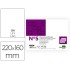 Ficha liderpapel lisa nº5 160x220mm paquete de 100 180g
