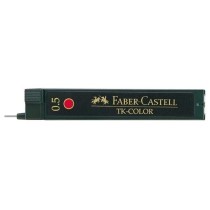 Minas Grafito Rojo Para Portaminas FABER-CASTELL 0,5 mm. H