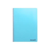 Cuaderno espiral liderpapel a4 micro smart tapa blanda 80h60gr horizontal 7mm doble margen 4 taladros colores