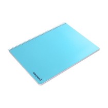 Cuaderno espiral liderpapel a4 micro smart tapa blanda 80h60gr horizontal 7mm doble margen 4 taladros colores