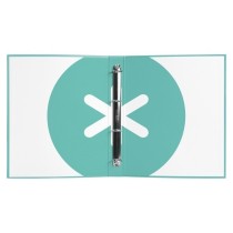 Carpeta liderpapel antartik a4 forrada 4 anillas 25 mm redondas color menta