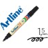 Rotulador artline marcador permanente ek-70 negro punta redonda 1.5 mm papel metal y cristal