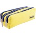 Bolso escolar liderpapel portatodo rectangular 3 bolsillos amarillo pastel 185x80x70 mm