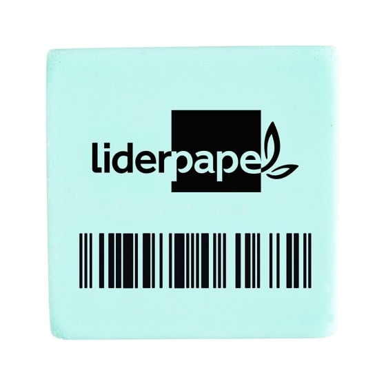 Goma de borrar liderpapel para lapiz cuadrada
