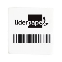 Goma de borrar liderpapel para lapiz cuadrada