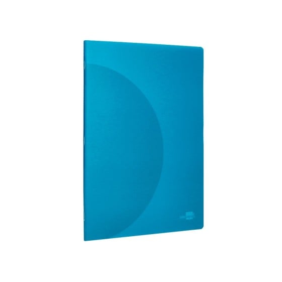 Libreta liderpapel 360 tapa de plastico a4 48 hojas 90g/m2 pauta 5 2,5mm con margen colores surtidos