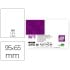 Ficha liderpapel lisa nº1 65x95mm paquete de 100 180g