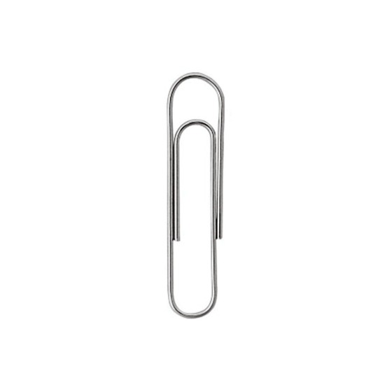 Clips liderpapel nº3 labiados 43 mm caja de 100 unidades
