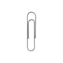 Clips liderpapel nº3 labiados 43 mm caja de 100 unidades