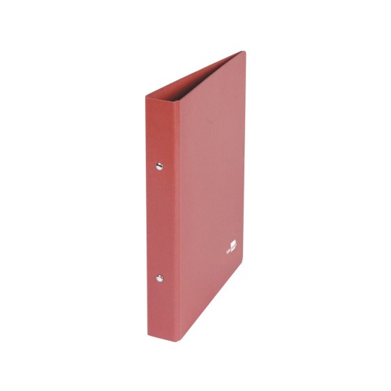Carpeta de 2 anillas 25mm redondas liderpapel folio carton cuero
