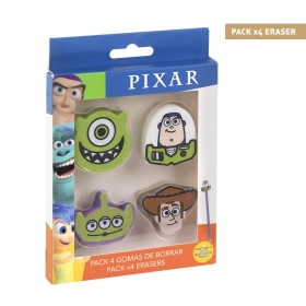 Goma De Borrar Pack X4 Pixar