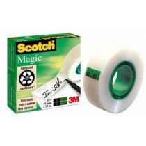 Cinta Adhesiva Invisible 3M Scoth Magic 33 m. x 19 mm.
