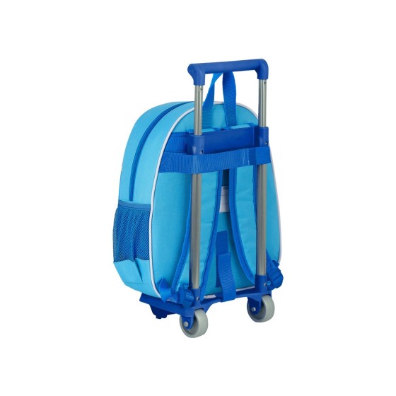 Mochila Escolar 3D Con Carro Superzings 27 x 32 x 10 cm.