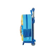 Mochila Escolar 3D Con Carro Superzings 27 x 32 x 10 cm.