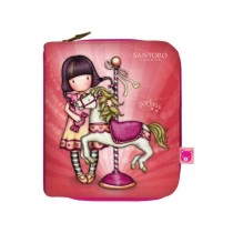 Cartera Gorjuss Fairground Carousel 10 x 13 x 2,5 cm.