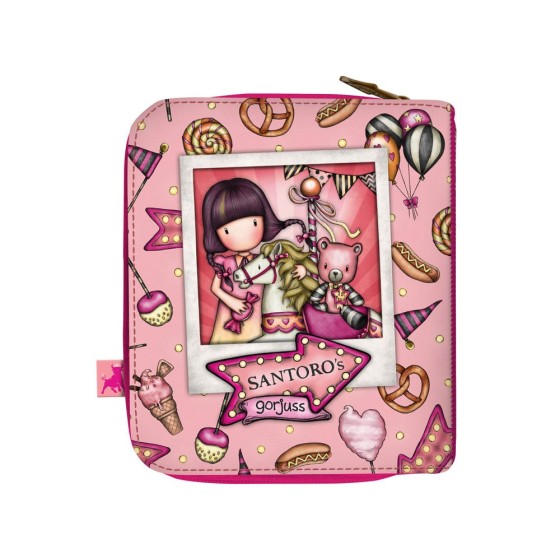 Cartera Gorjuss Fairground Carousel 10 x 13 x 2,5 cm.