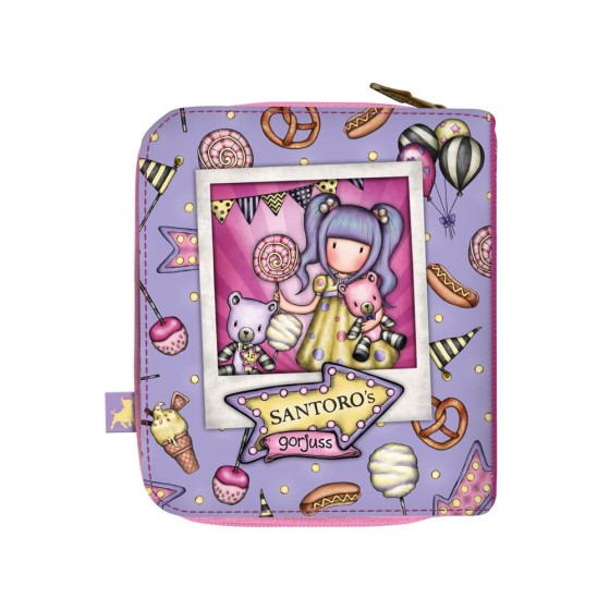 Cartera Gorjuss Fairground First Prize 10 x 13 x 2,5 cm.