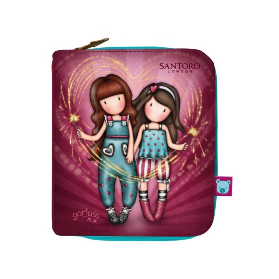 Cartera Gorjuss Fairground Fireworks 10 x 13 x 2,5 cm.