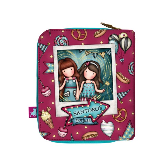 Cartera Gorjuss Fairground Fireworks 10 x 13 x 2,5 cm.
