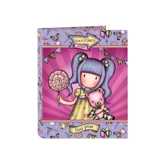 Carpeta Folio 4 Anillas Mixtas Gorjuss Fairground First Prize 