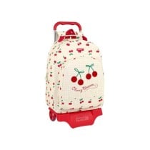 Mochila Escolar Con Carro Safta Cherry 32 x 42 x 15 cm.