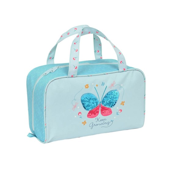 Neceser Rectangular Blackfit8 Mariposa 31 x 14 x 19 cm.