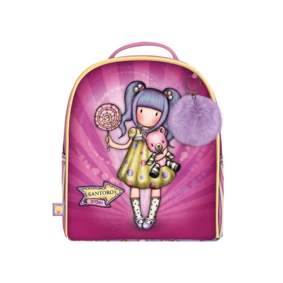 Mini Mochila Gorjuss Fairground First Prize 20 x 22 x 10 cm.