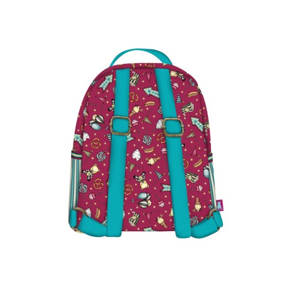 Mini Mochila Gorjuss Fairground Fireworks 20 x 22 x 10 cm.