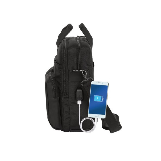 Maletin Portatil 15,6''+Tab 10,6''+Usb Safta Business Black 41 x 33 x 9 cm.
