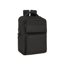 Mochila 2 Bolsillos Portatil 15,6''+Usb Safta Business Black 31 x 44 x 13 cm.