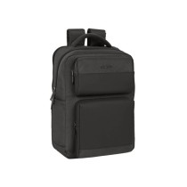 Mochila 2 Bolsillos Portatil 15,6''+Usb Safta Business Grey 31 x 44 x 13 cm.