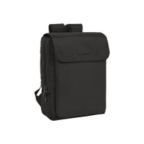 Mochila Con Solapa Portatil 13,3''+Usb Safta Business Black 29 x 39 x 12 cm.