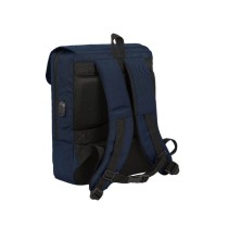 Mochila Con Solapa Portatil 13,3''+Usb Safta Business Dark Blue 29 x 39 x 12 cm.