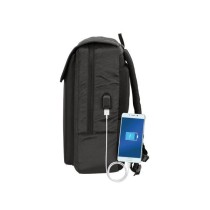 Mochila Con Solapa Portatil 13,3''+Usb Safta Business Grey 29 x 39 x 12 cm.