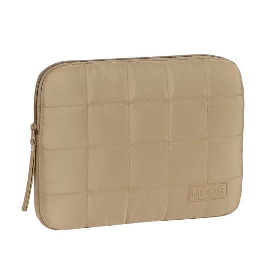 Funda Para Portatil 11,6'' Moos Capsula Acolchado Camel 31 x 23 x 2 cm.