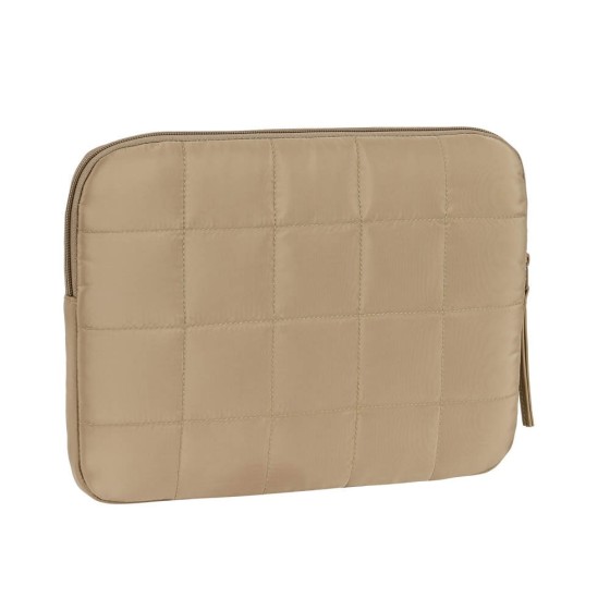 Funda Para Portatil 11,6'' Moos Capsula Acolchado Camel 31 x 23 x 2 cm.