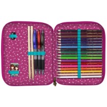 Plumier Doble 46 Piezas Gorjuss Fairground Fireworks 18,1 x 23,2 x 4 cm.
