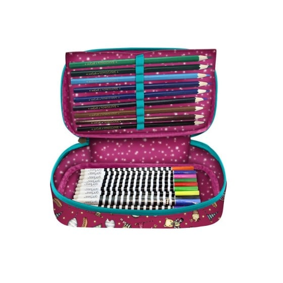 Plumier Desplegable 45 Piezas Gorjuss Fairground Fireworks 12,5 x 22 x 6 cm.