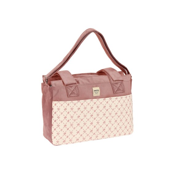 Bolso Adaptable a Carrito De Bebe Safta Accesorios Bebe Marsala 46 x 26 x 15 cm.
