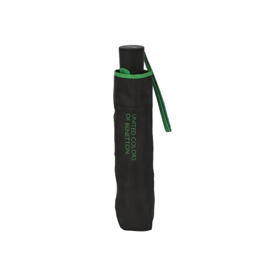 Paraguas Plegable Automático 52 Cm. Benetton Black 