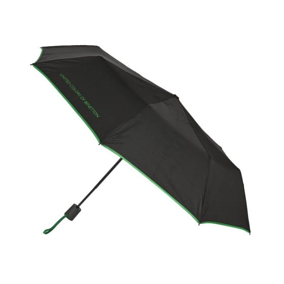 Paraguas Plegable Automático 52 Cm. Benetton Black 